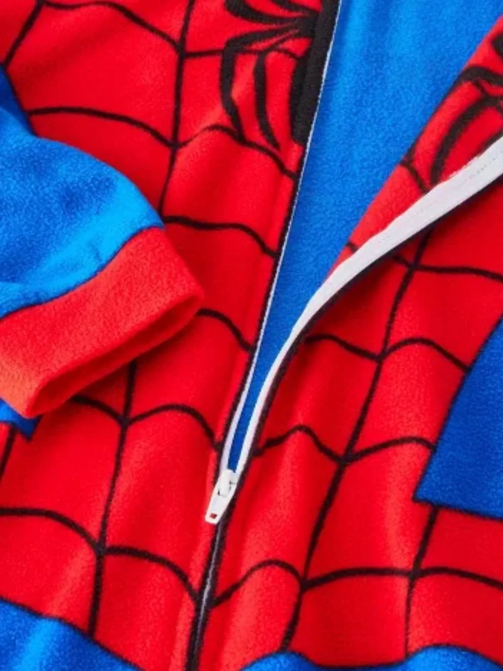 Boys' Spider-Man Union Suit - Red & Blue Sz 6/7